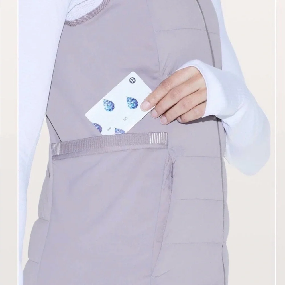Lululemon light pink Down‎ Vest